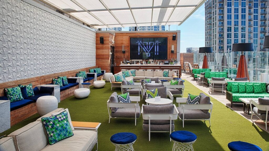 Rooftop Bars in Charlotte-Merchant & Trade