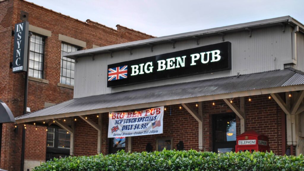 Sports Bars in Charlotte-Big Ben British Pub 