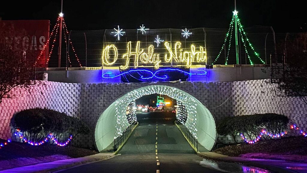 Holiday Light Displays in Charlotte-Chanukah Laser Show