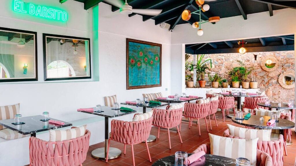 Restaurants in Charlotte Amalie-El Barsito at The Pink Palm