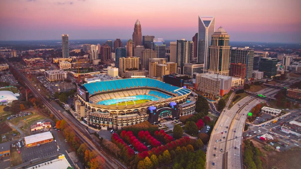 Tourist Attractions in Charlotte-Bank of America Stadium
